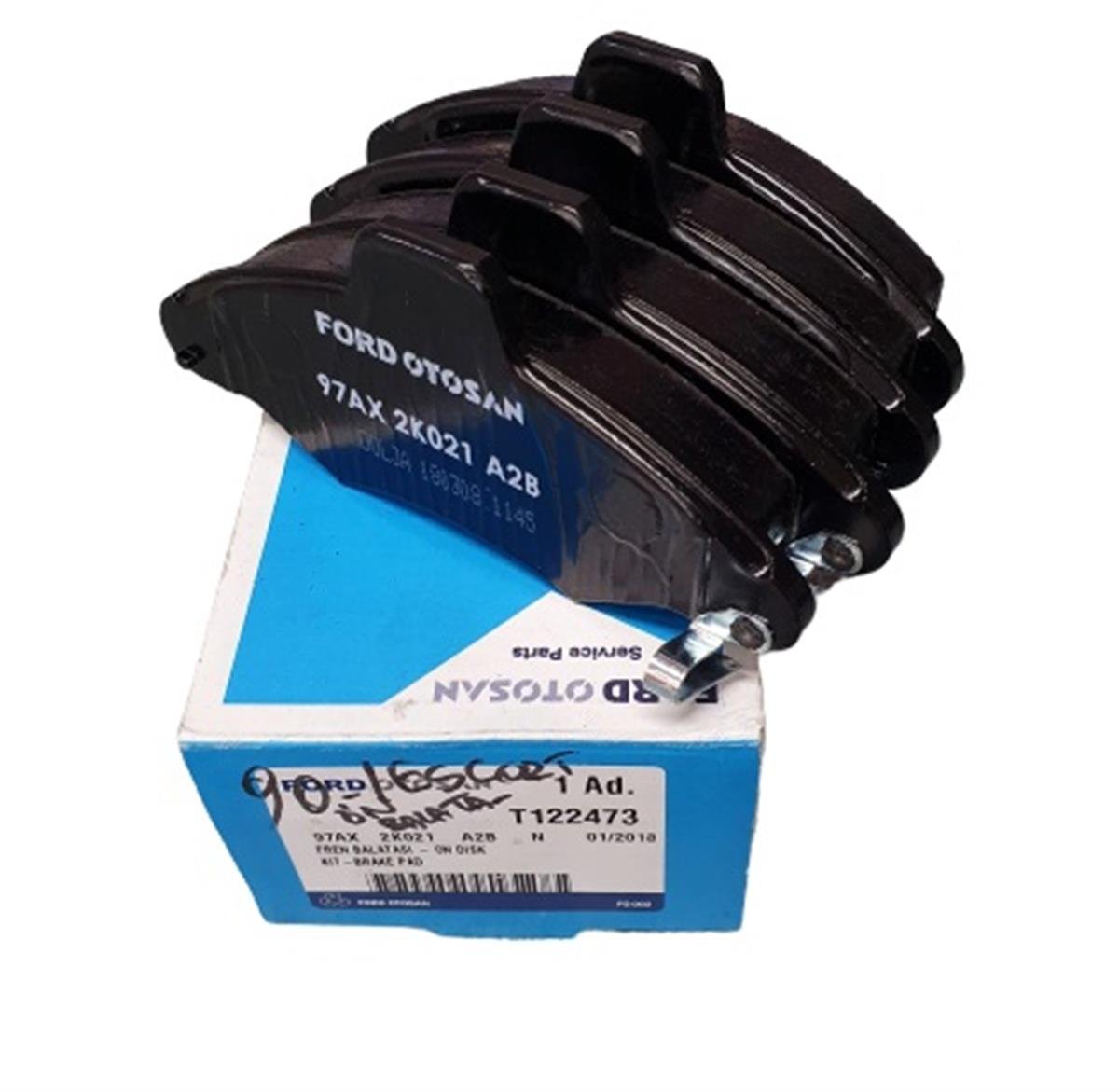Ford Escort 1996-2001 Ön Fren Balata Takımı Ford Orjinal Marka 97AX2K021A2B