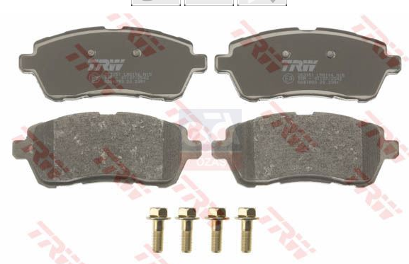 TRWFord Fiesta Ön Fren Balata Takımı Trw Marka 8V51-2K021-CA8V51-2K021-CA