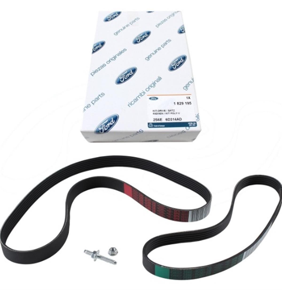 Ford Fusion 20002-2013 1.6 Benzinli V Kayıs Seti ( 2 Adet Kayıs ) Ford Orjinal Marka 2S6E6D314AD