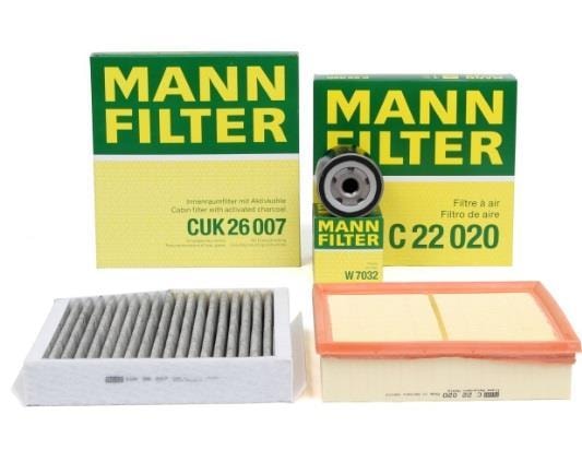 MANNMercedes W176 Kasa A180 dizel Periyodik Bakım Filtre Seti Mann Marka A2468300018-A6071840225-A6510940204A2468300018-A6071840225-A6510940204
