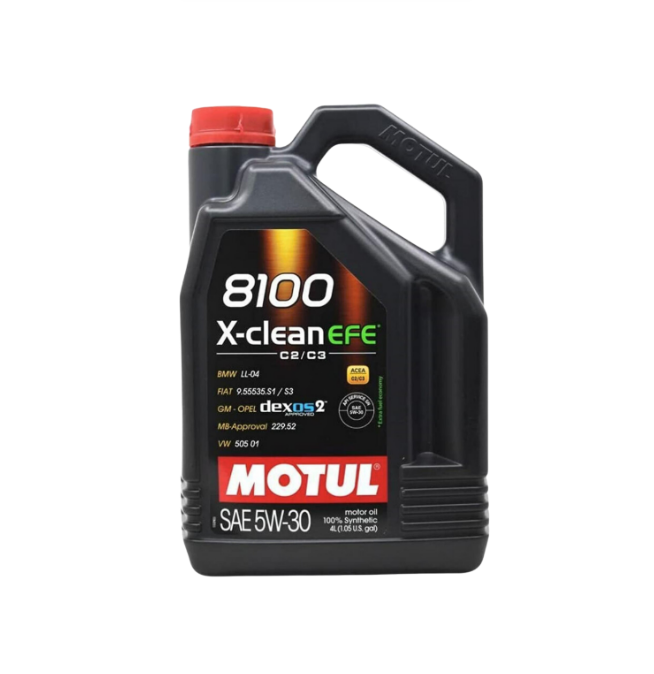 MOTULMOTUL 8100 X-Clean EFE 5W30 Dexos2 Partiküllü Motor Yağı 4LTMOTUL 8100 X-Clean