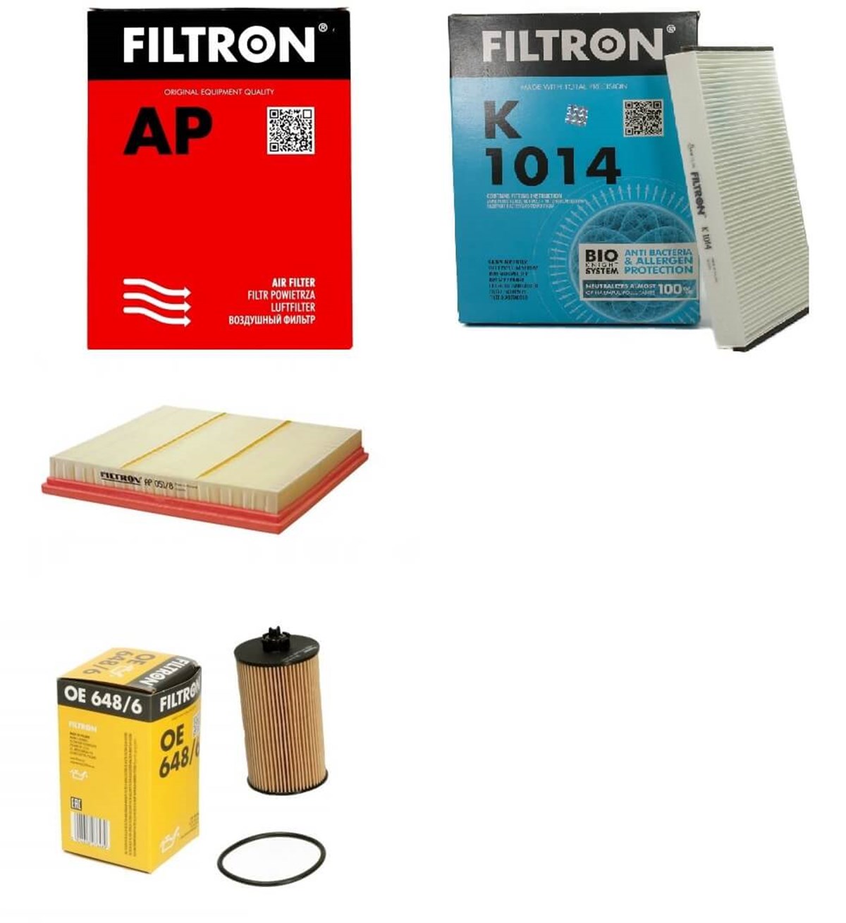 Opel Astra H 1.6 Benzili Periyodik Filtre Seti FILTRON Marka