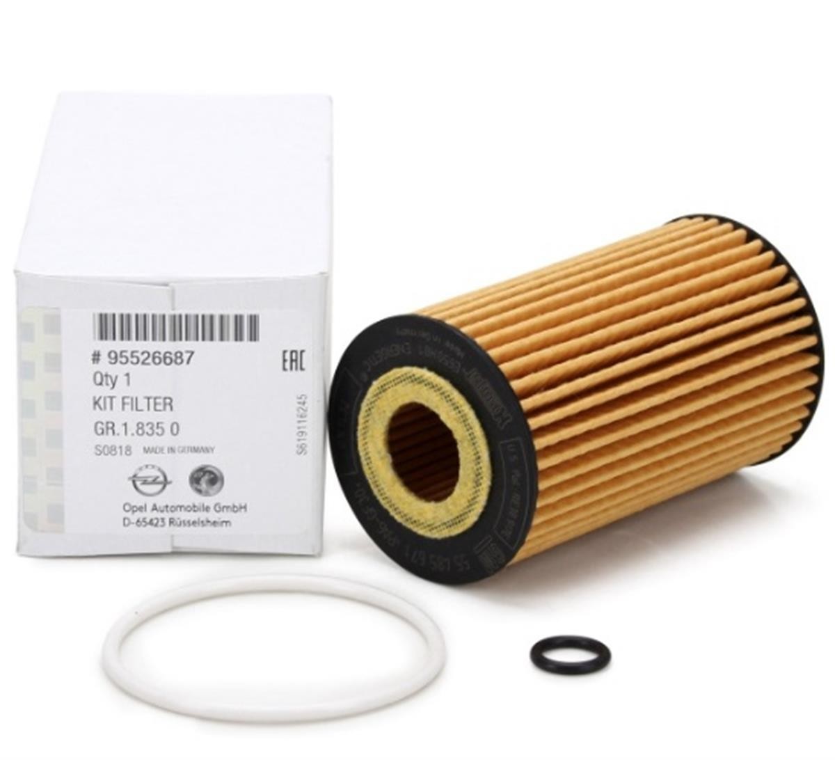 Opel Astra K 1.6 Dizel Yağ Filtresi Orjinal Marka 650163