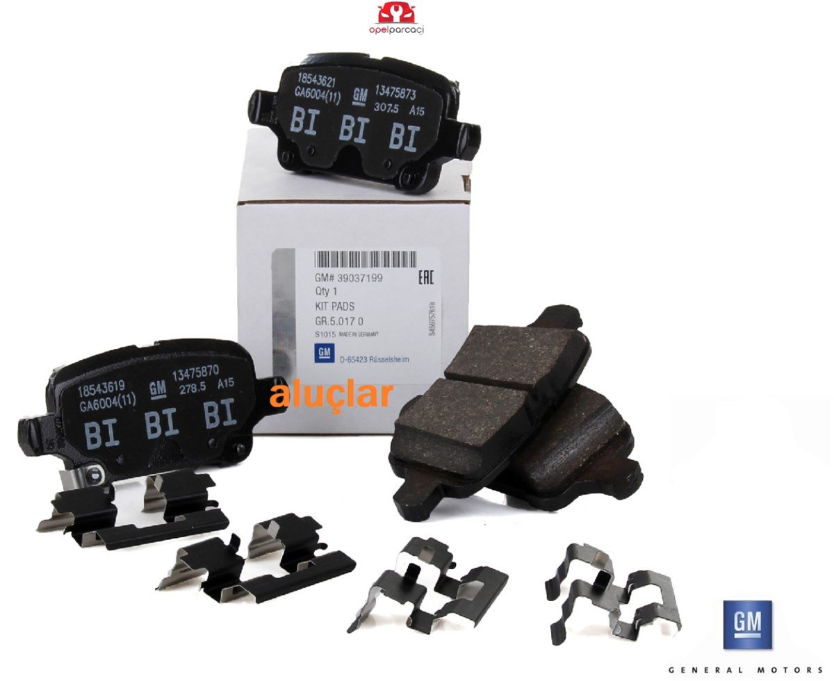 OPEL ASTRA K ARKA FREN BALATASI