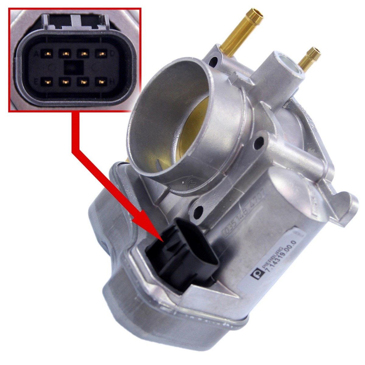 Opel Meriva A 1.4 1.6 ECOTEC Gaz Kelebeği Komple PİERBURG Marka