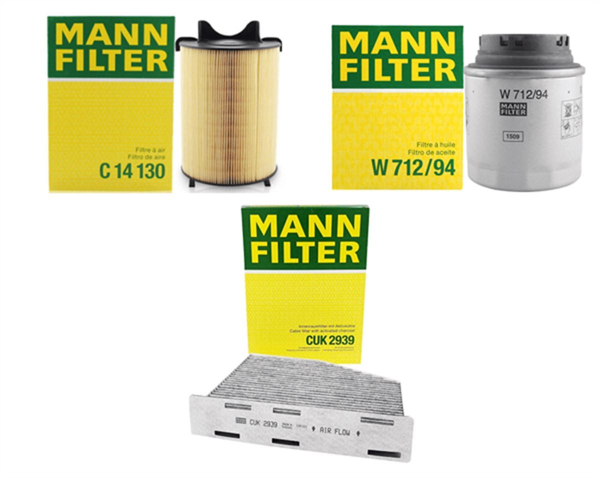 Passat 1.4 TSI (CAX) Filtre Seti (Yakıt Hariç) Mann Marka