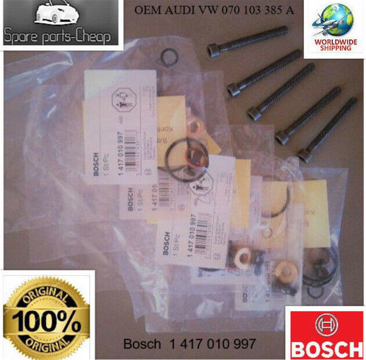 Passat 2001-2005 1,9 AVF AXB AXC Motor Eksantrik Zincir Seti Bosch Marka