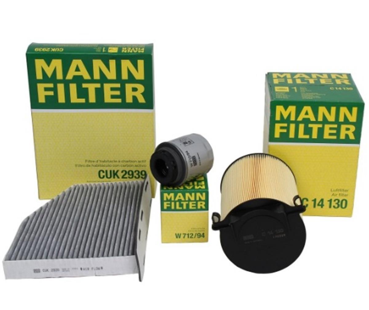 Skoda Octavia 1.4 TSI Filtre Seti (Yakıt Hariç) Mann Marka 1K1819653-1F0129620-03C115561D