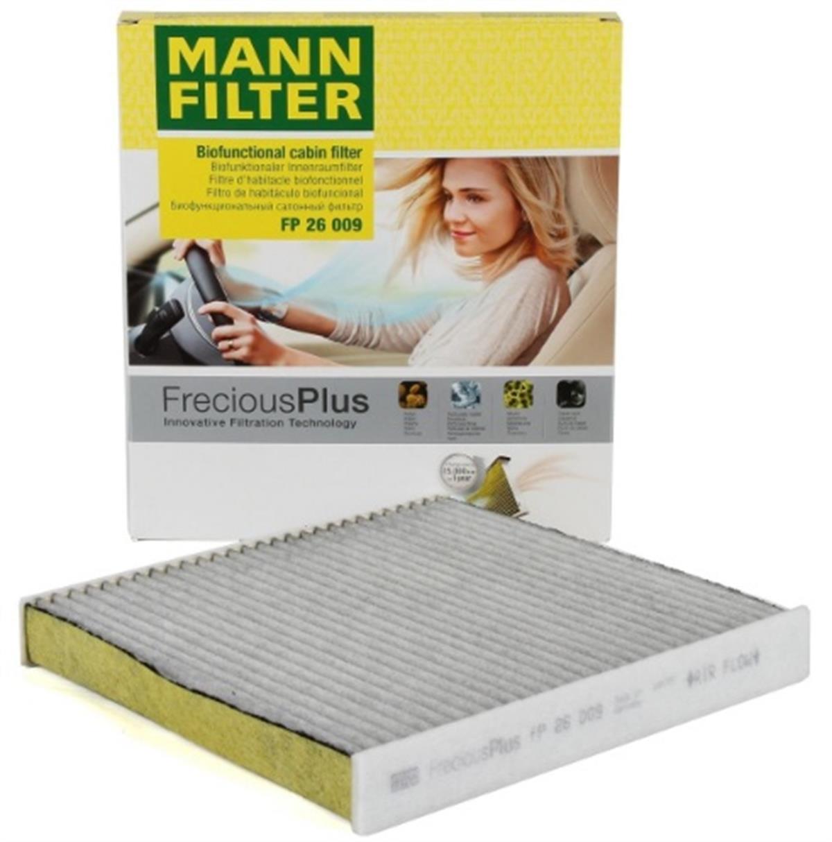 Volkswagen Arteon 1.5 TSI Antibakteriyel Karbonlu Polen Filtresi Mann Marka IF1236B