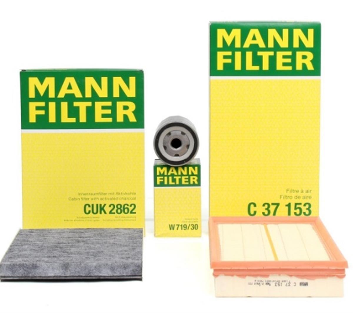 Volkswagen Bora 1.6 (AKL-BFQ) Bakım Filtre Seti Mann Marka 1H0819644-1J0129620-06A115561B