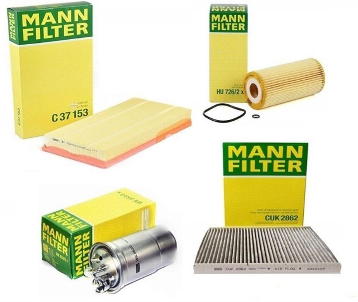 Volkswagen Bora 1.9 TDI Periyodik Bakım Seti Mann Marka 1J0129620-1H0819644-074115562-1J0127401A