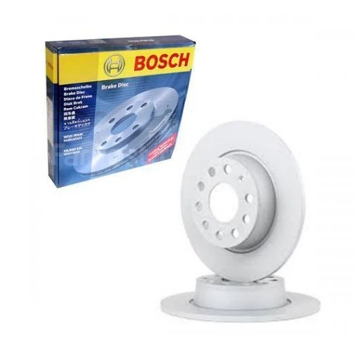 Volkswagen Golf 7 2013-2017 Model Arası Arka Fren Disk Takımı Bosch Marka 1K0615601AA