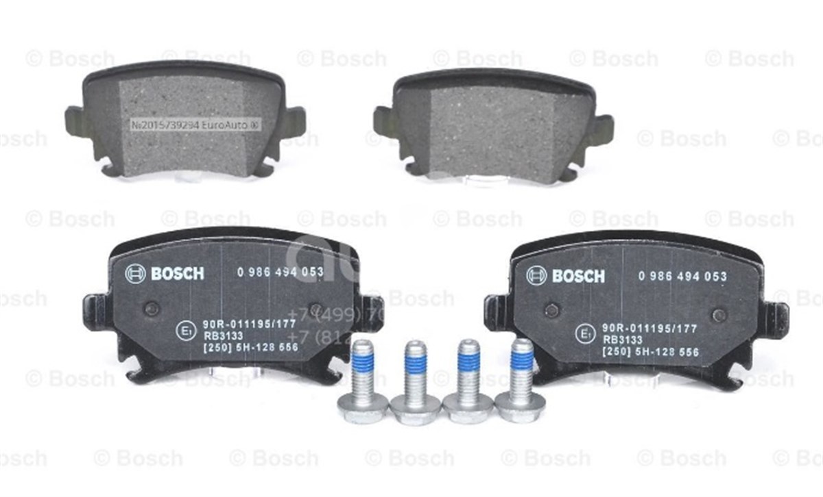 Volkswagen Passat 2006 - 2010 Arka Balata Takımı Bosch Marka 1K0698451F
