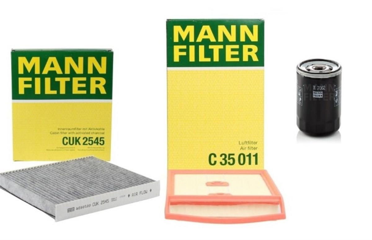 Volkswagen Polo 1.4 TDI Hava ve Polen Filtresi Mann Marka 4638300018-6C0129620D-03L115561A