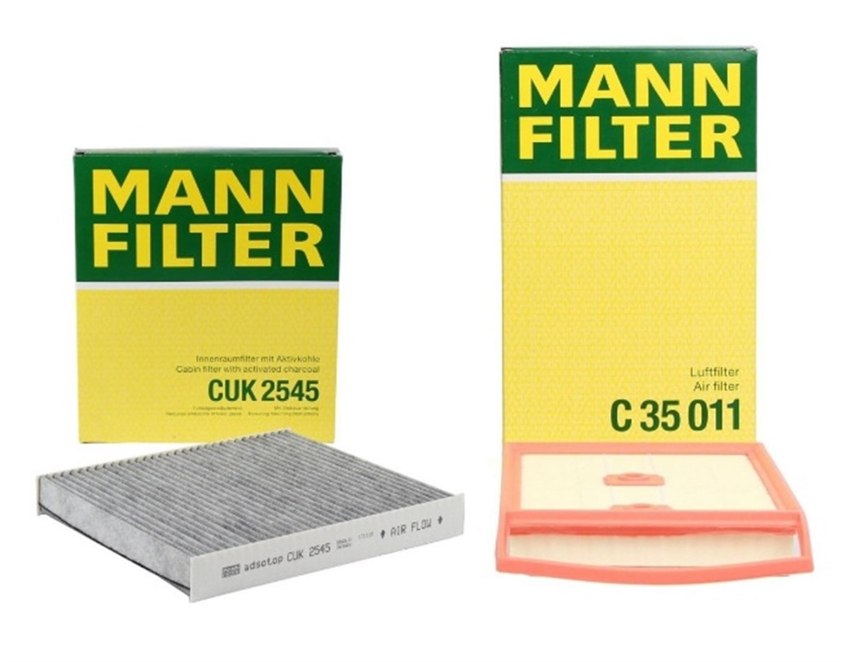 Volkswagen Polo 1.4 TDI Hava ve Polen Filtresi Mann Marka 4638300018-6C0129620D