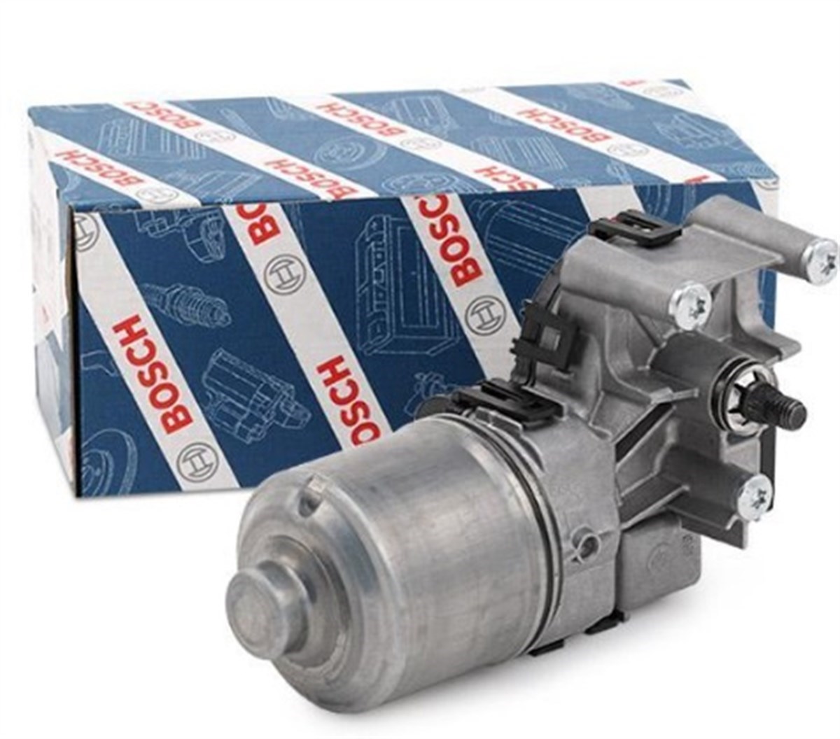 Volkswagen Polo 2010-2016 Model Arası Ön Silecek Motoru Bosch Marka 1273083