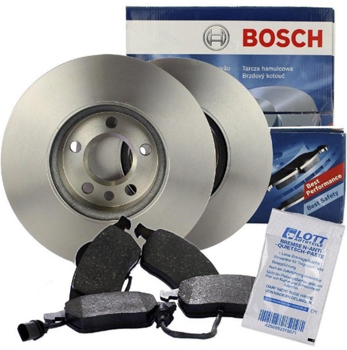 Volkswagen Tiguan 2008 - 2015 Ön Fren Disk Balata Takımı Bosch Marka 1K0615301AA-5N0698151