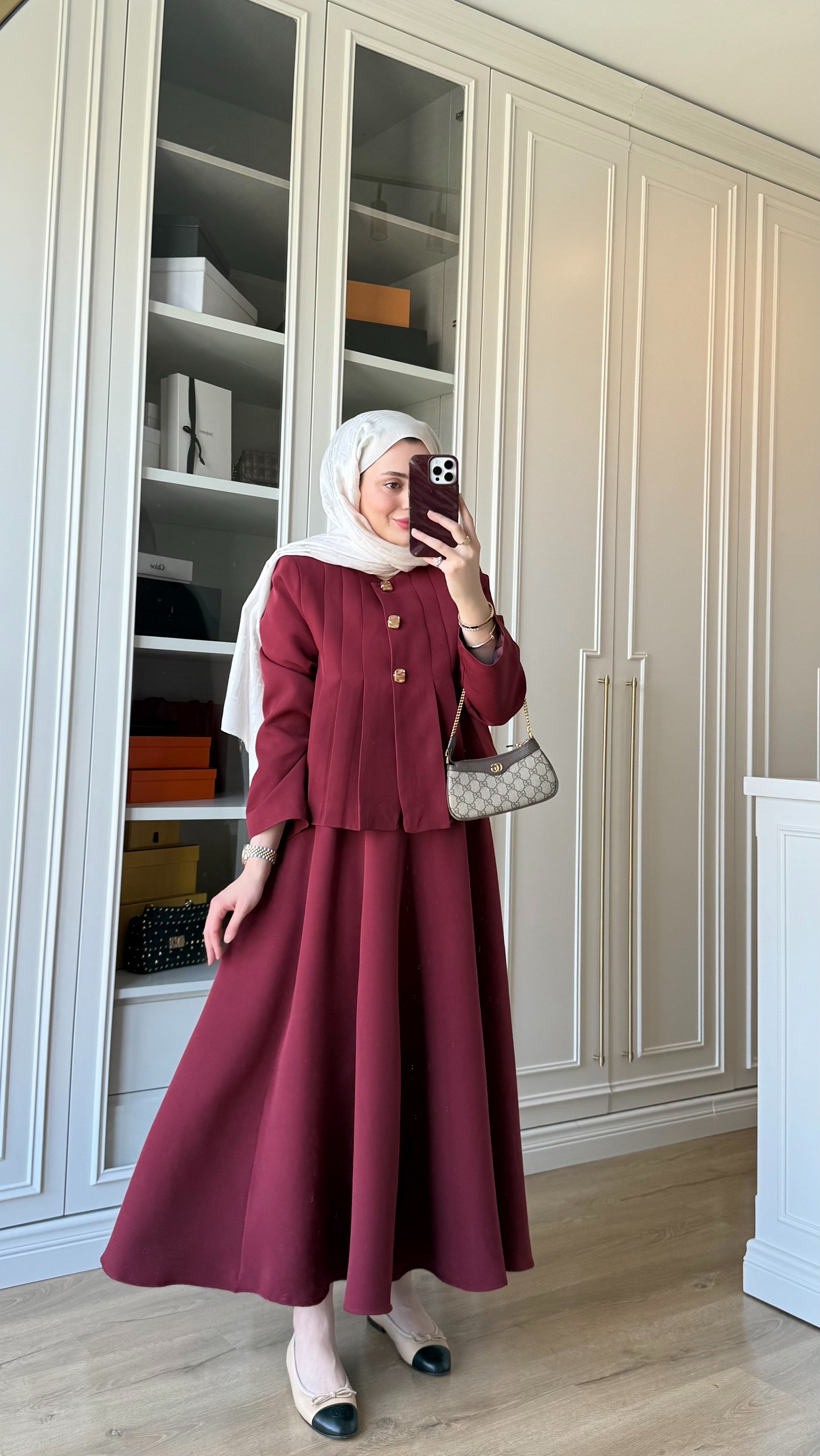  Rana Etekli Takım Bordo