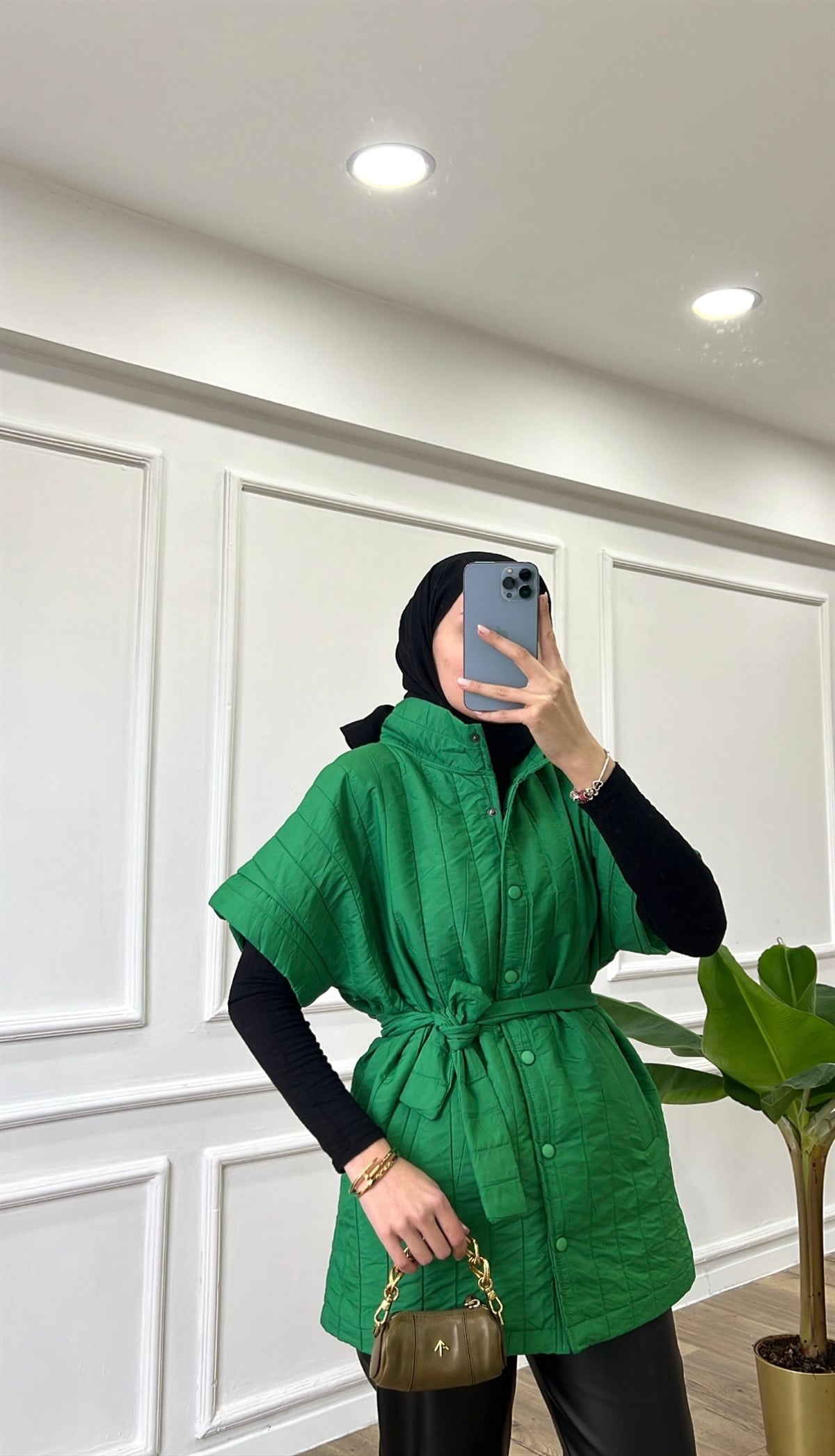 Benetton Kemerli Yelek