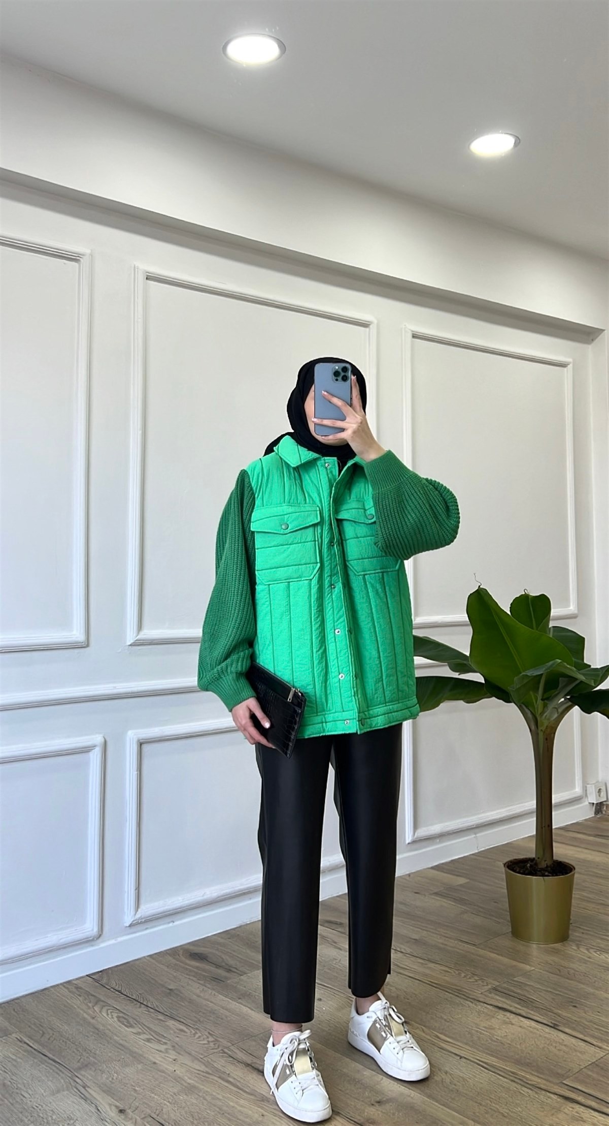 Benetton - Triko Detaylı Ceket  