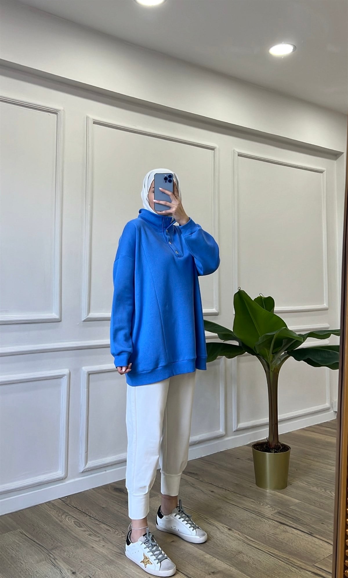 Çıtçıtlı Saeatshirt