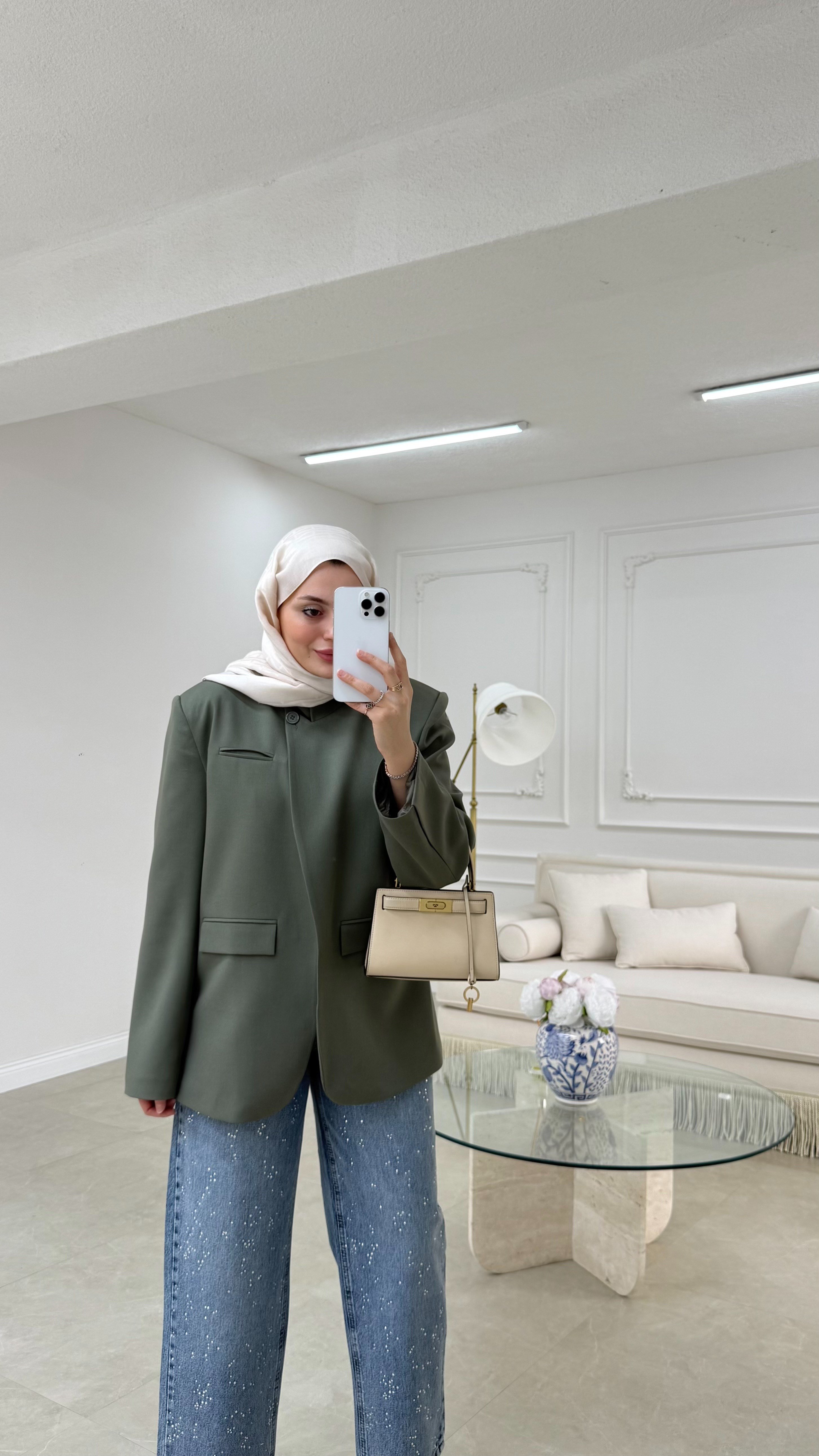 Luna Blazer Ceket Çağla