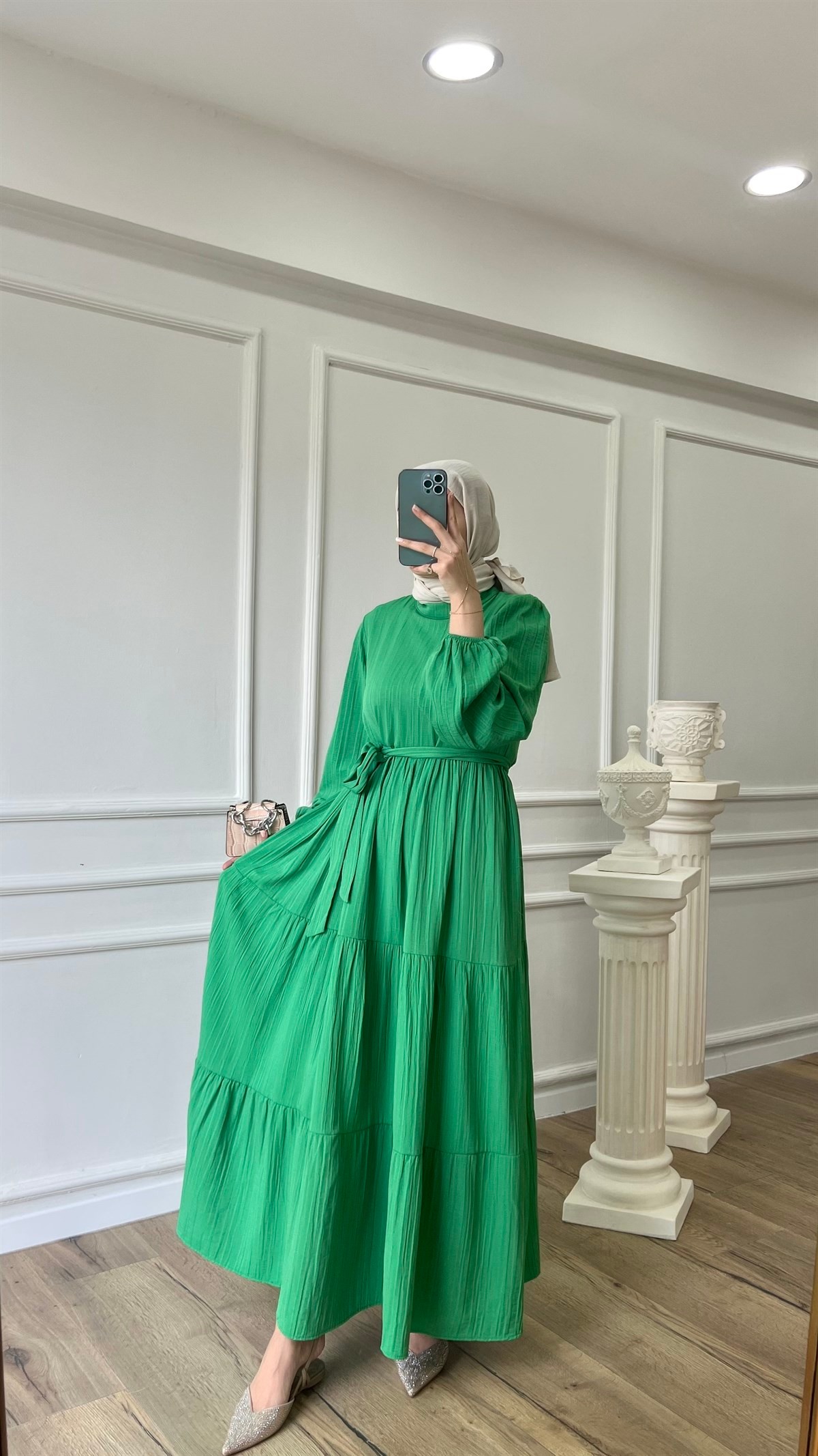 Müslin Elbise - Benetton