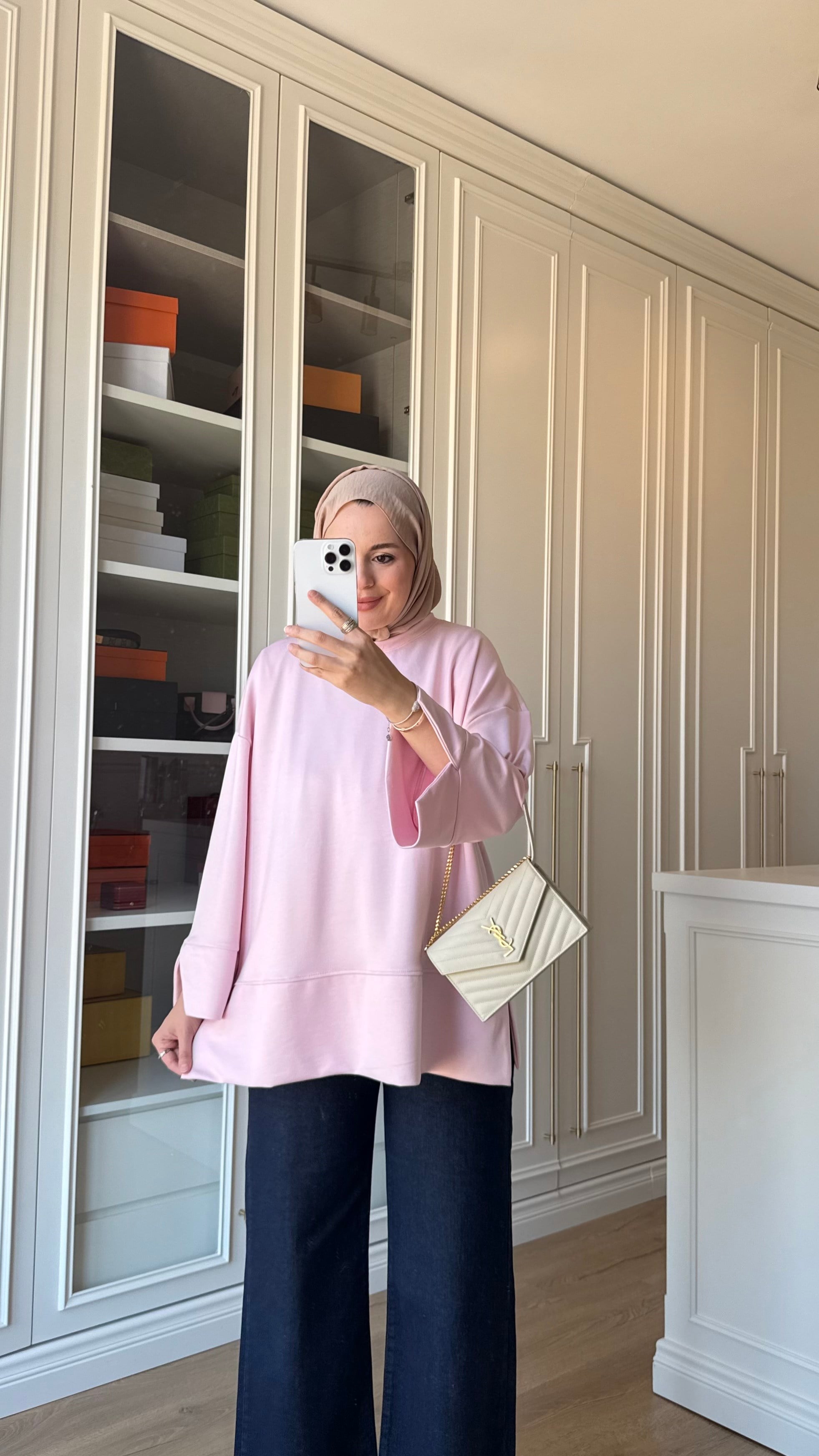 Oysh Sweatshirt Pembe 