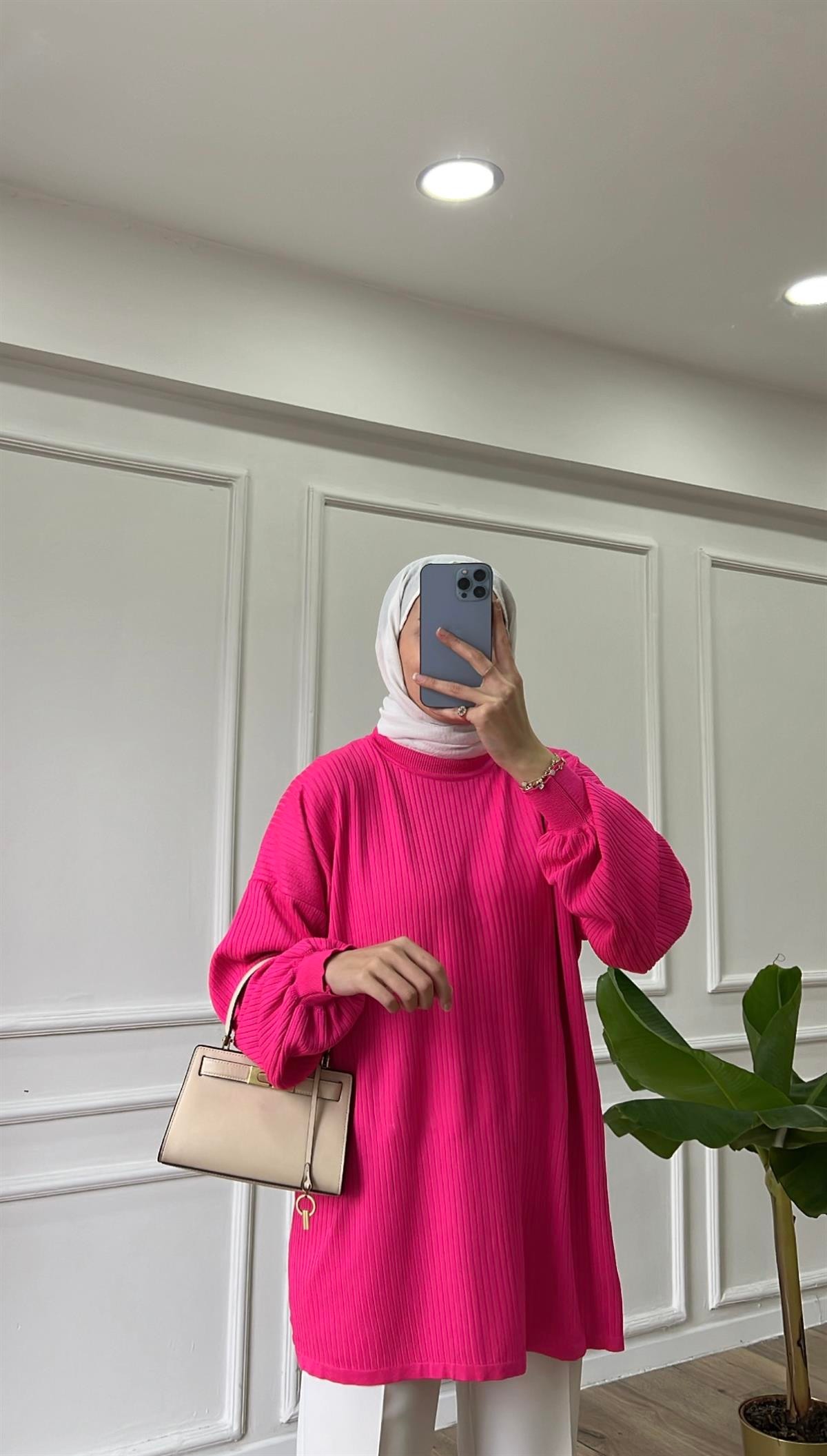 Pembe - Merserize Tunik 