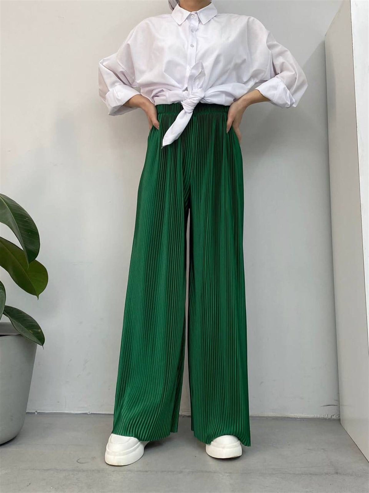 Pliseli Pantolon - Benetton