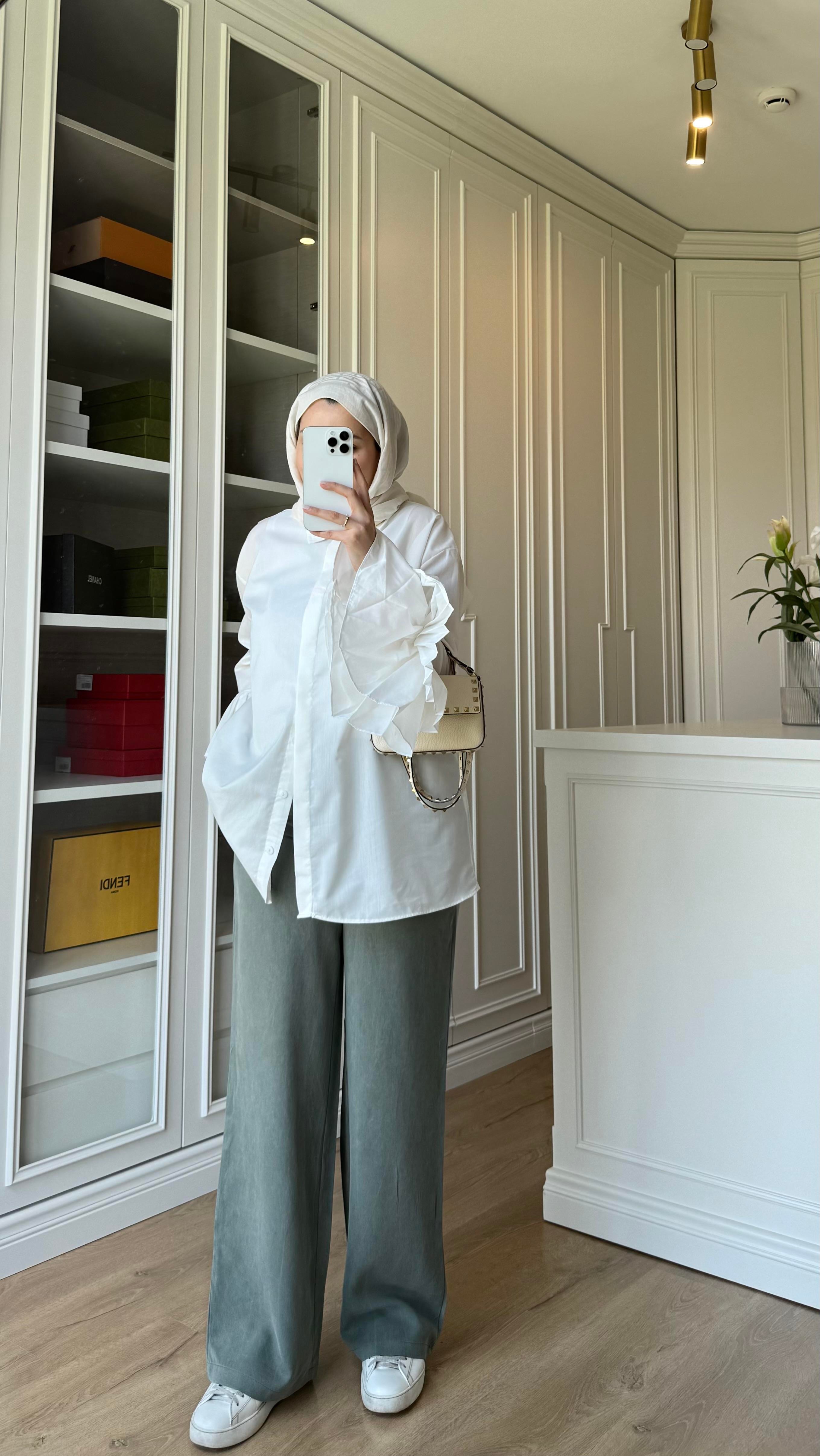 Premium Tensel Pantolon Haki   