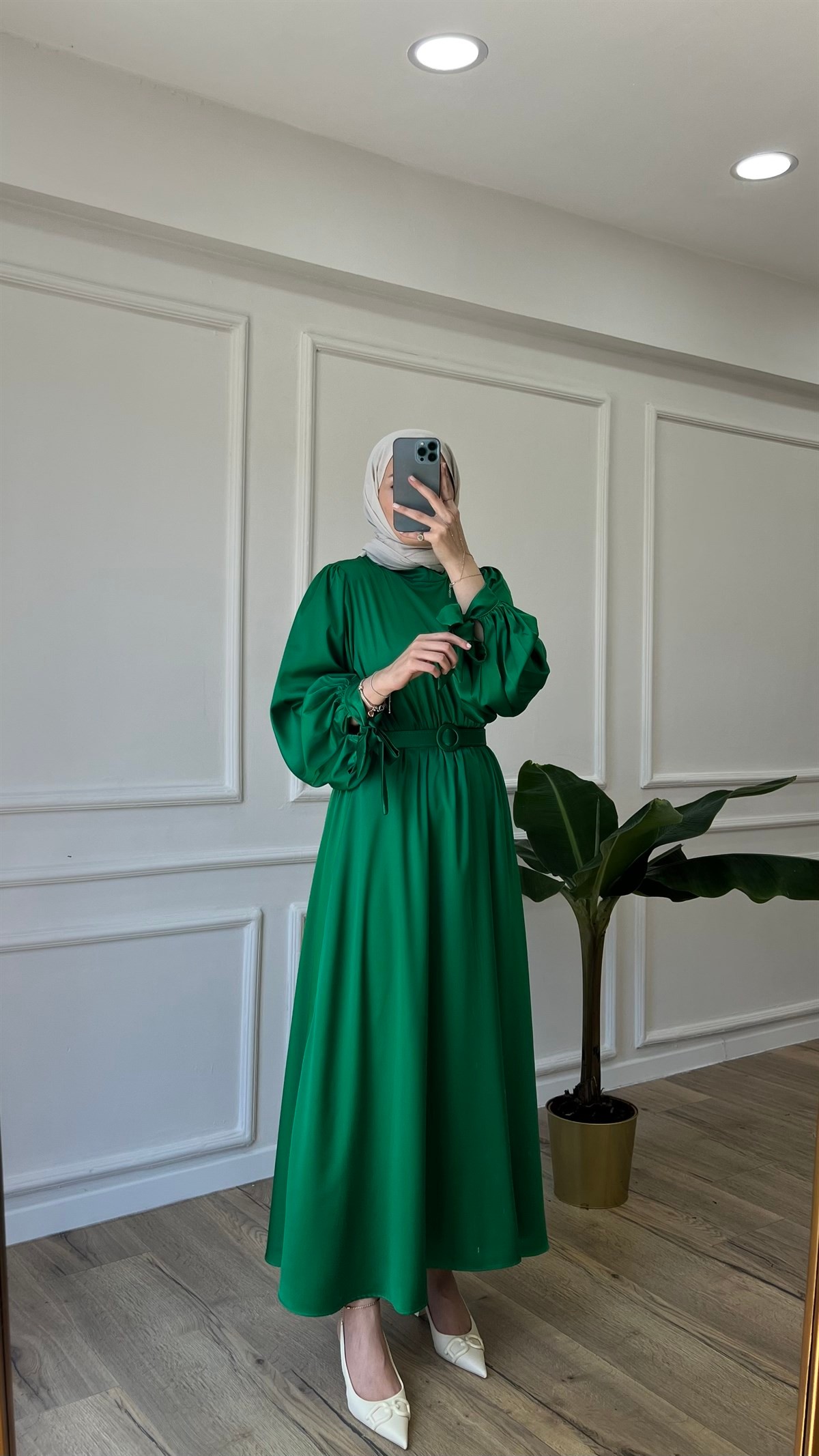 Saten Elbise - Benetton