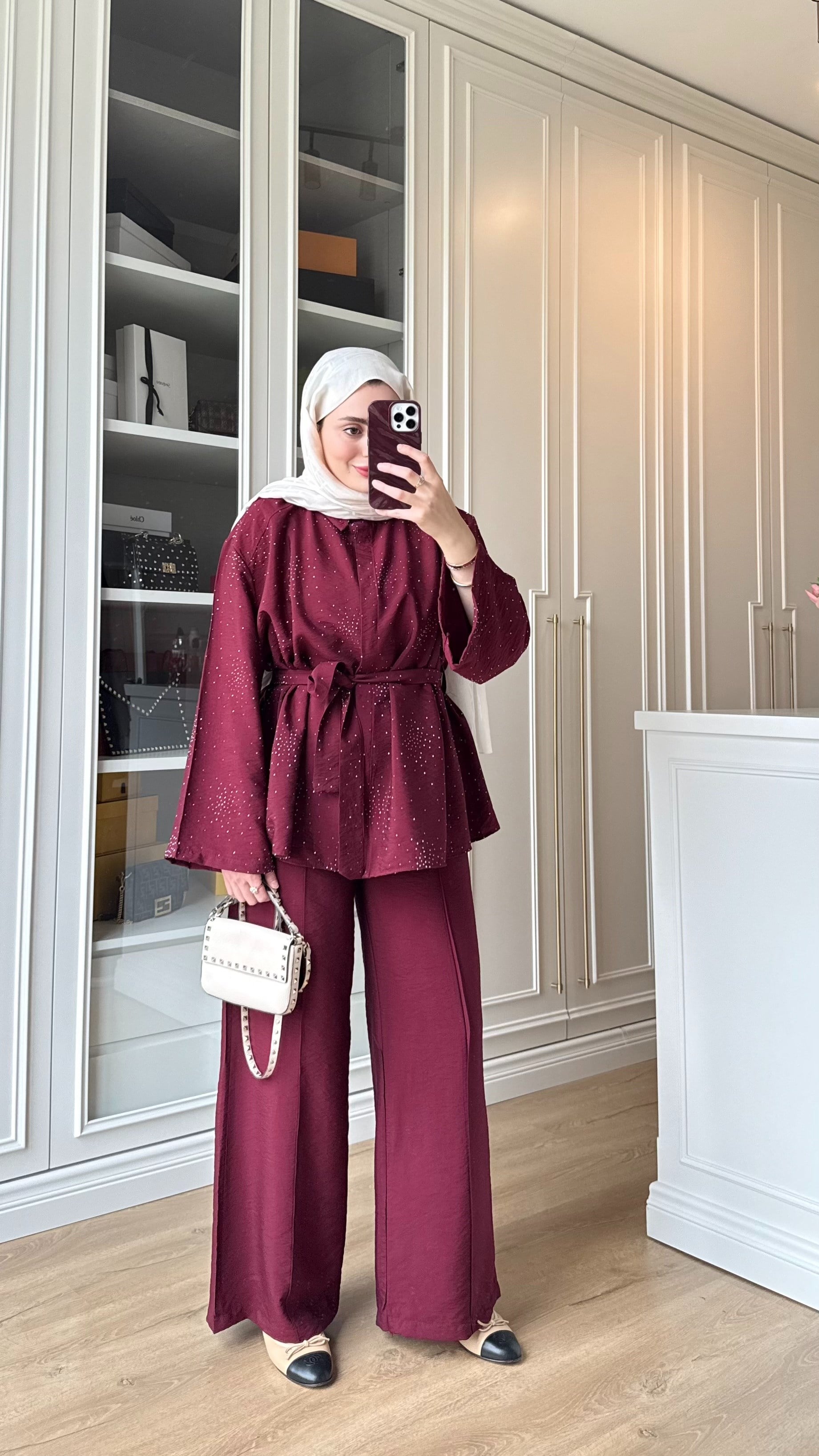 Taşlı Cupra Takım Bordo