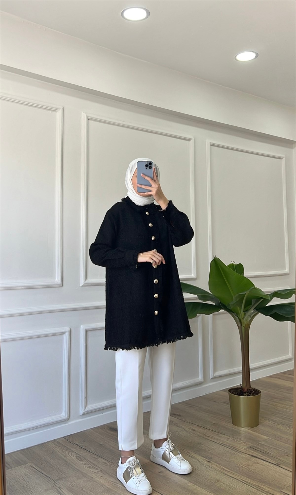 Tüvit Ceket - Siyah