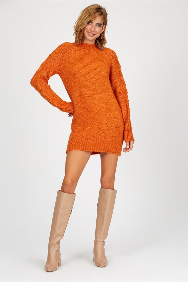 Oranj 4YM4CTR0022 TRİKO ELBİSE
