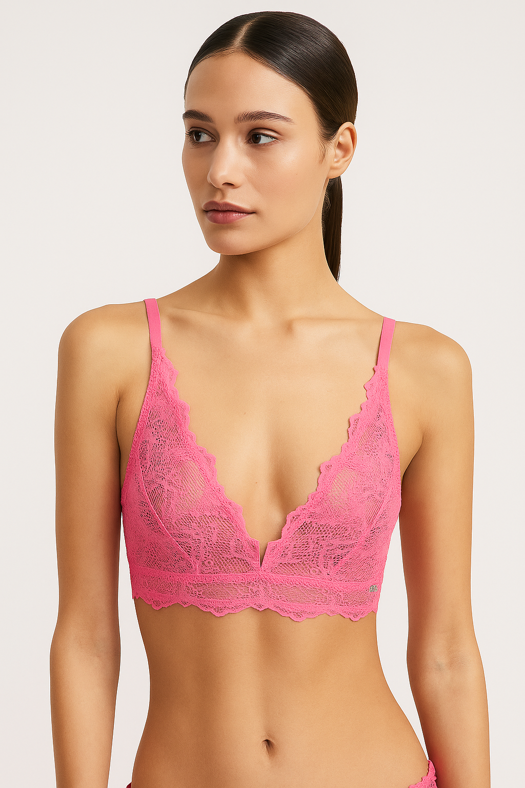 Flame V Detail Bralette