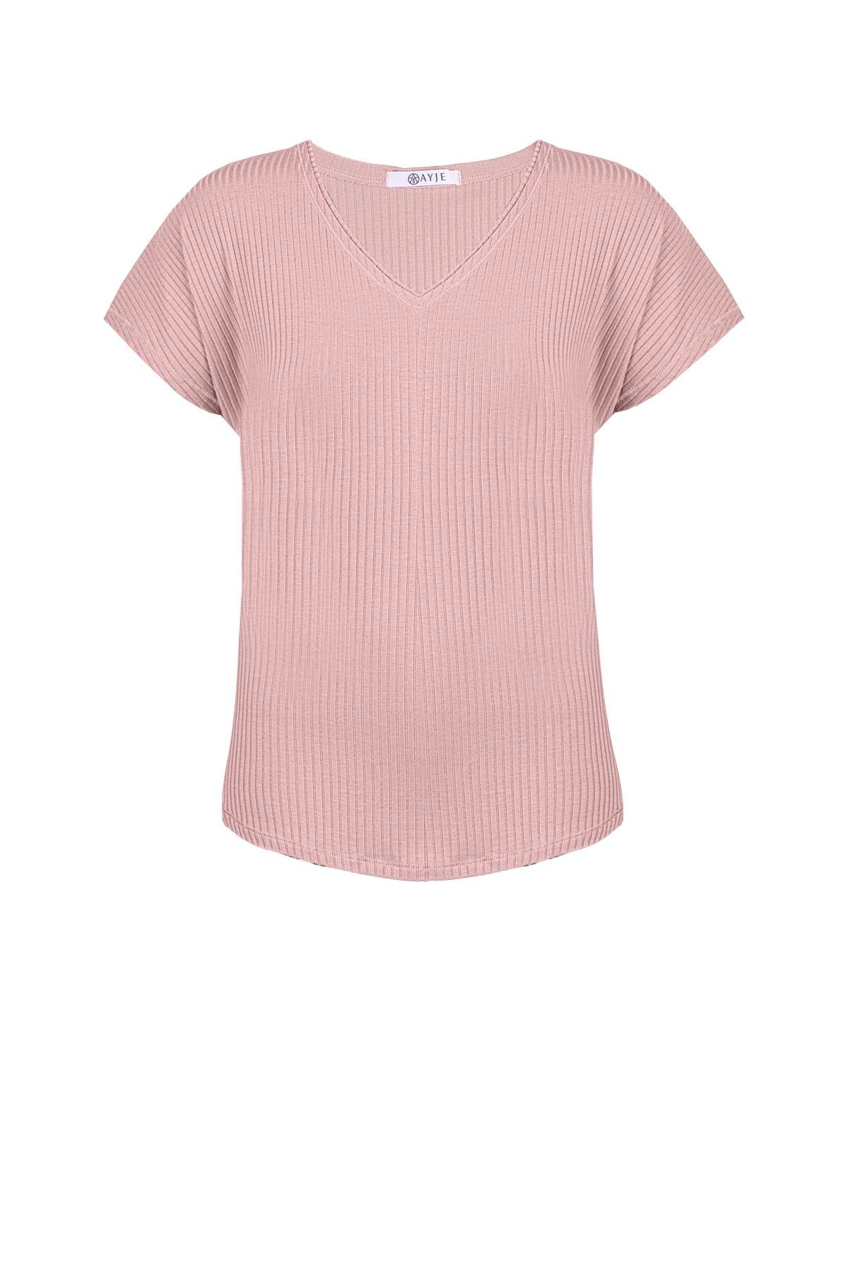 Ultra Comfort  V-Shirt Nude Pink 