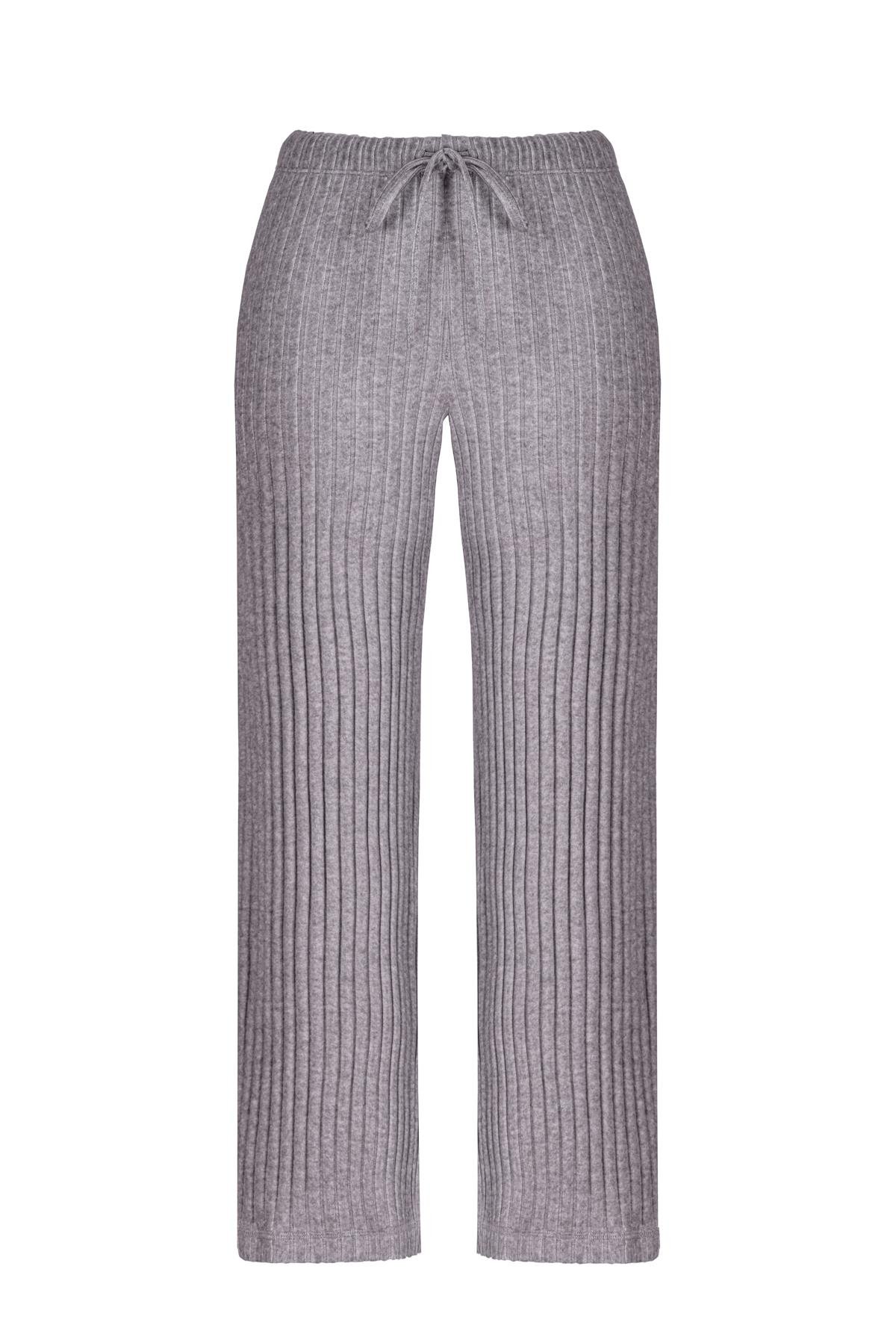 WINTER LONGEWEAR GENİŞ PAÇA PANTALON GRİ