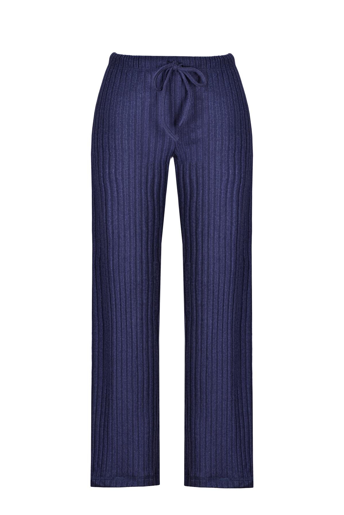 WINTER LONGEWEAR GENİŞ PAÇA PANTALON LACİVERT