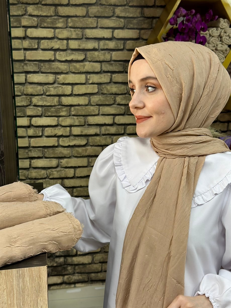 Bambu Şal Bej (4 Numara)