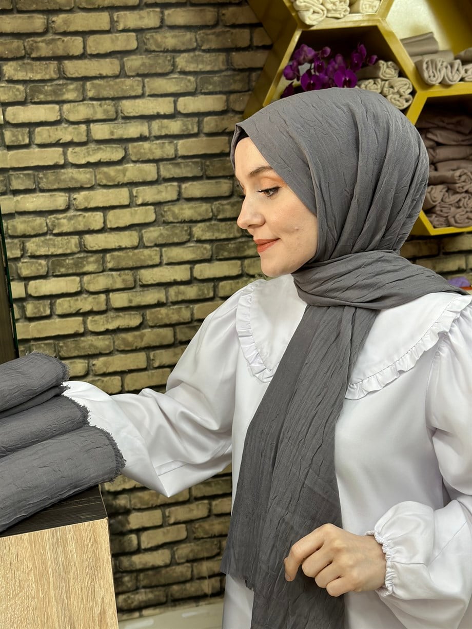 Bambu Şal Gri (7 Numara)