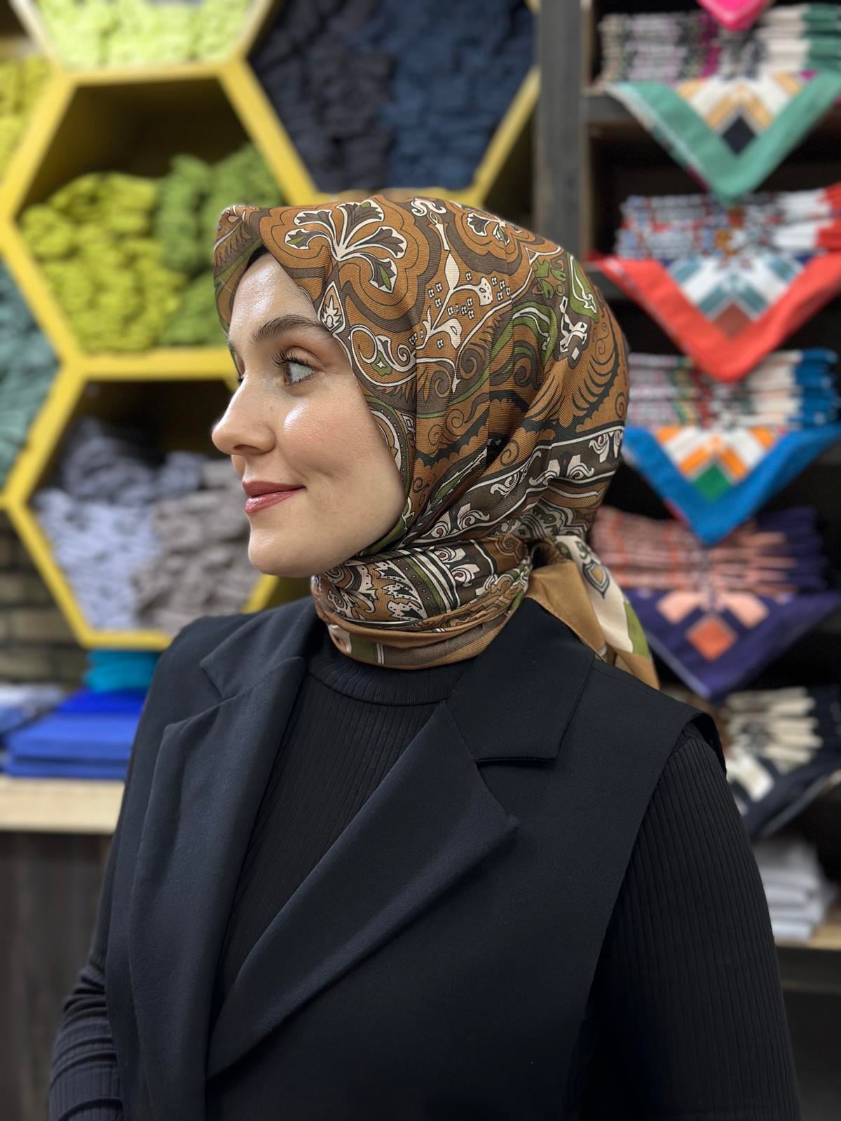 Etnik Desen Soft Eşarp 15