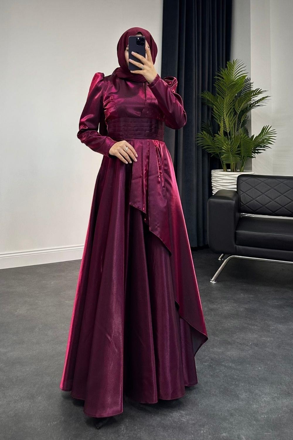 Ofelya Abiye Bordo