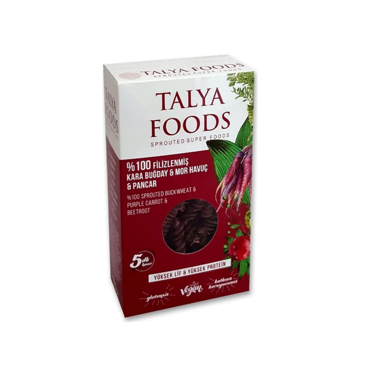 Talya Foods Karabuğday Mor Havuç Pancar Makarnası 200 gr