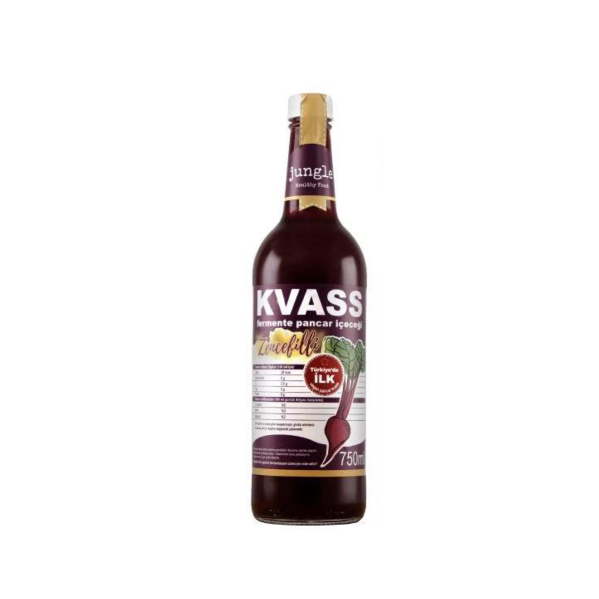 Jungle Pancar Kvass Zencefil 750 ml