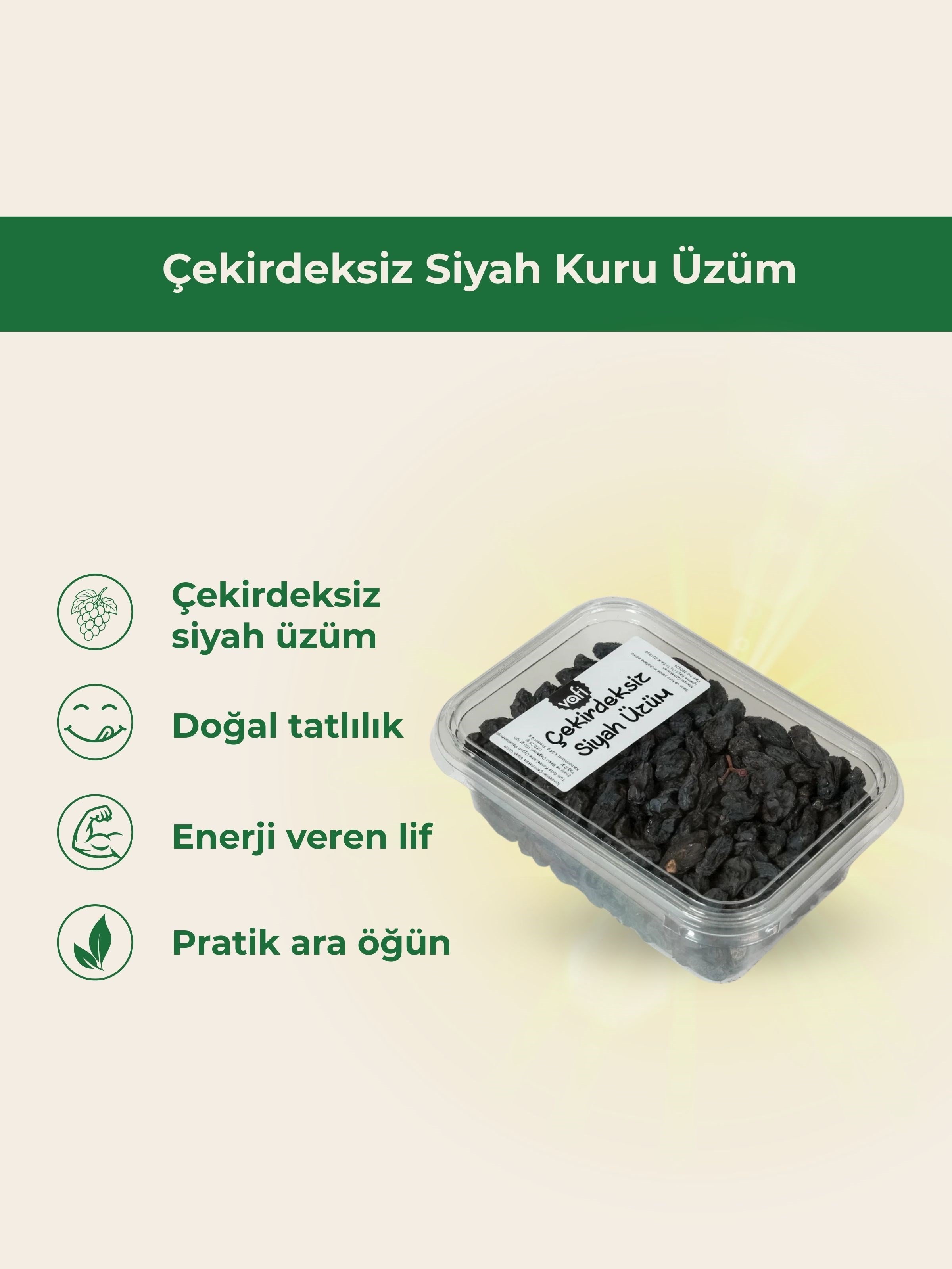 Çekirdeksiz Siyah Kuru ÜzümMemleket Gurmesi
