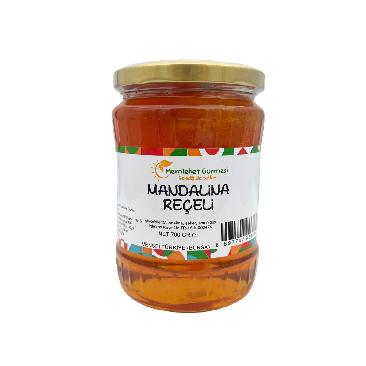 Mandalina Reçeli 700 gr MG