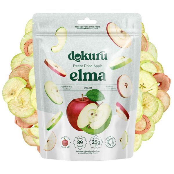 Dokuru Dondurularak Kurutulmuş Elma 25 grTANIMSIZ
