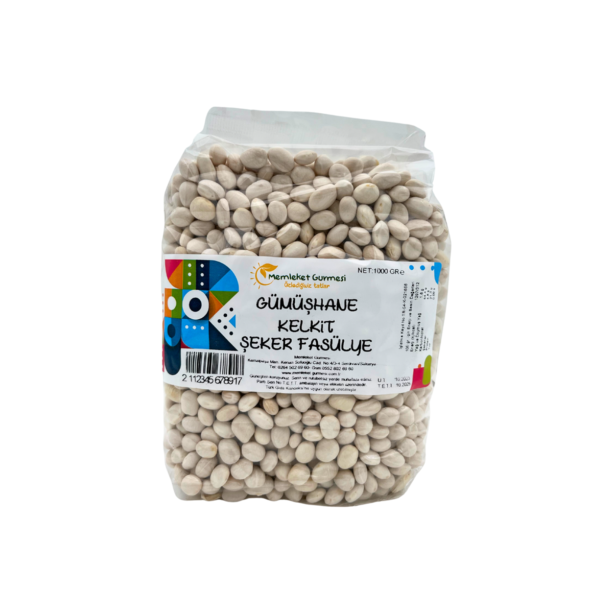 Gümüşhane Kelkit Şeker Fasülye 1 kg