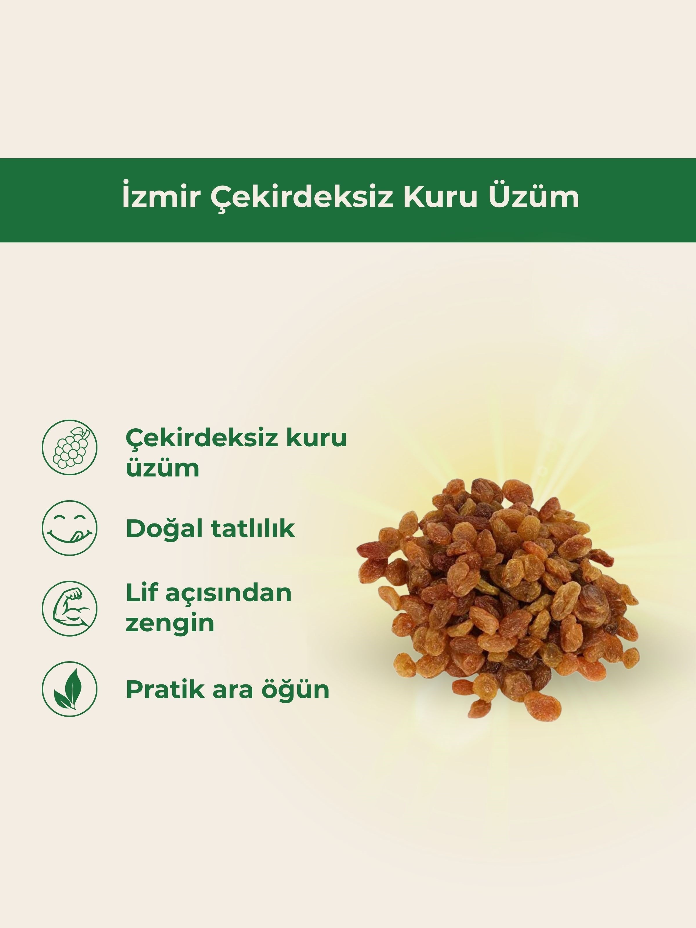 İzmir Çekirdeksiz Kuru ÜzümMemleket Gurmesi
